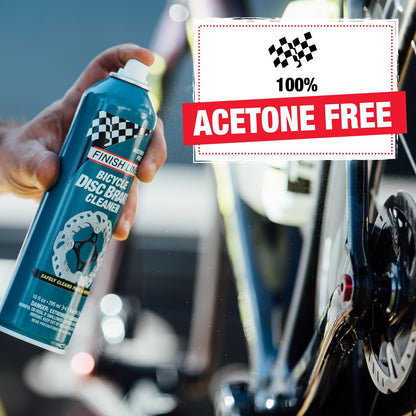 Finish Line Bike Brake Cleaner Spray Can, Disc Rotor Cleaner, Acetone Formula,3