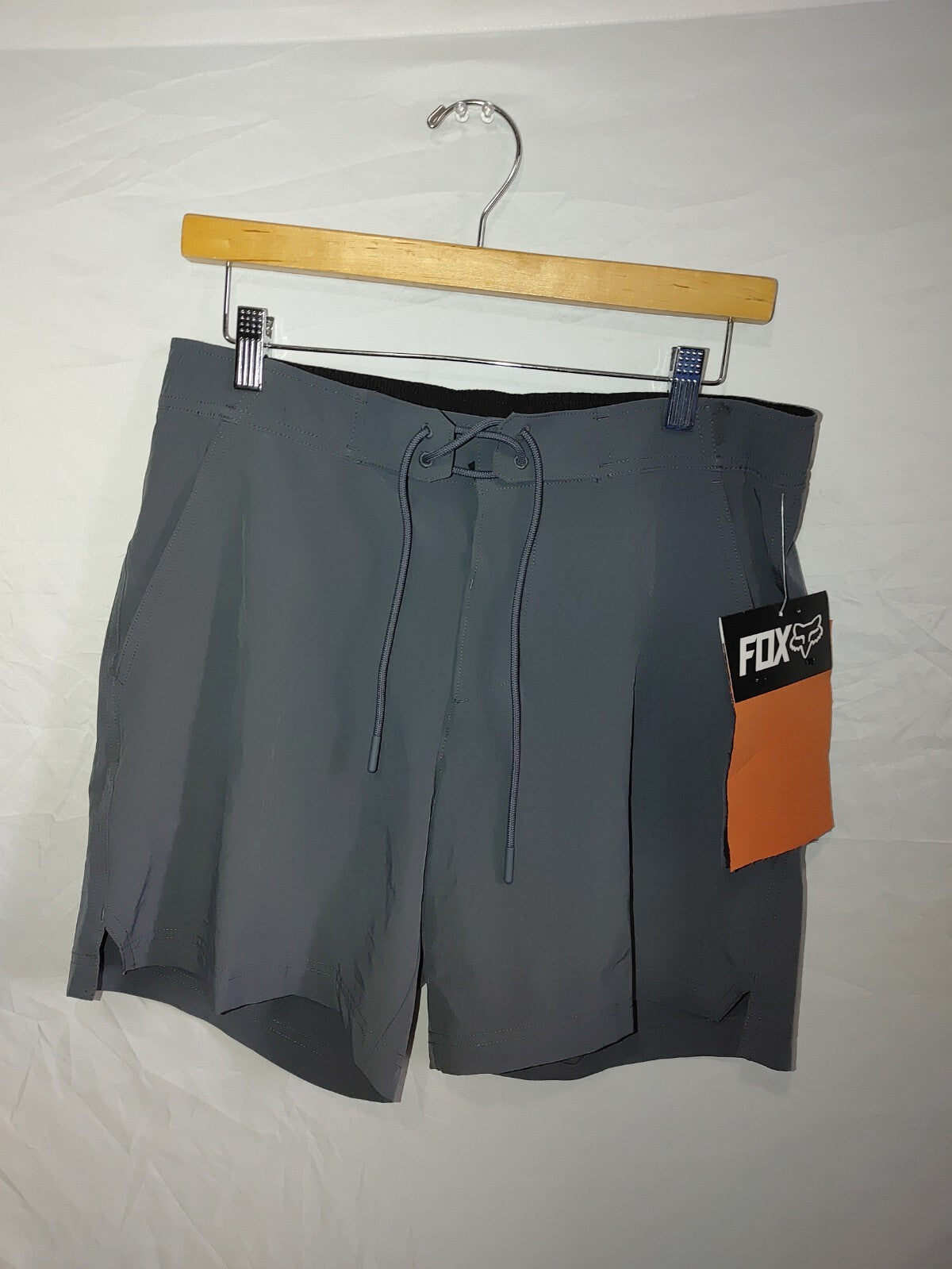 Fox Mens Essex Volley Solid Shorts Gray Medium0