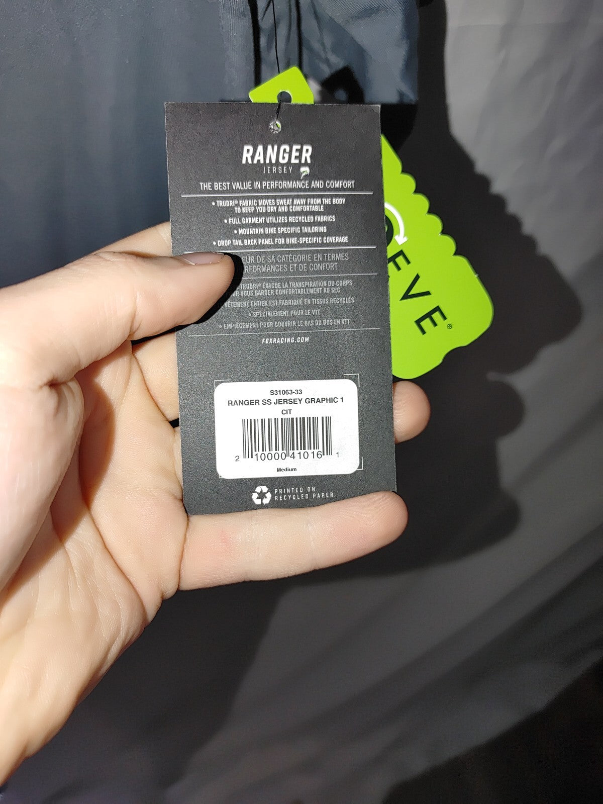 Fox Mens Ranger SS Jersey Medium2