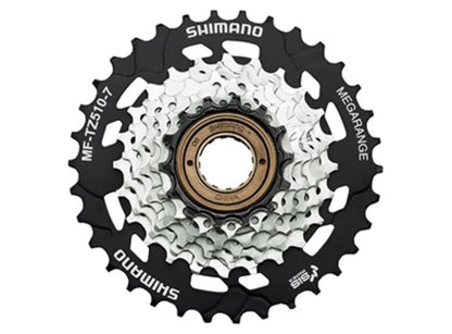 SHIMANO Unisex - Adult MF-TZ510 Screw Ring, Brown, Black, 7 Speed1
