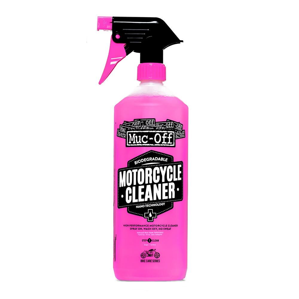 Muc Off 664US Nano-Tech Motorcycle Cleaner, 1 Liter - Fast-Action, Biodegradable0