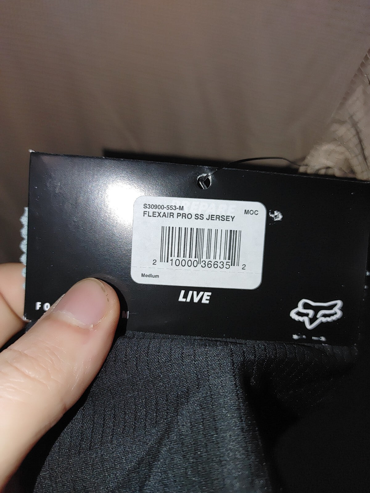 Fox Mens Flexair Pro SS Jersey Brown Medium2