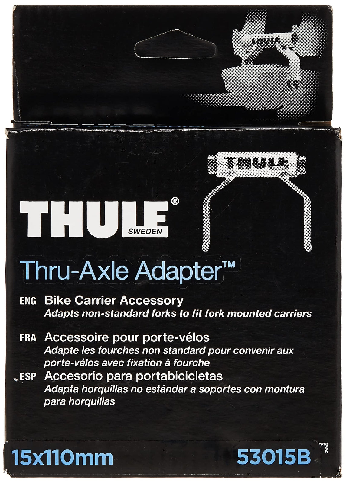 Thule 53015 Thru Axle Adapter (15mm ),Black1