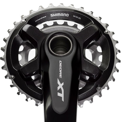 SHIMANO Deore XT M8000 Crankset - Double 34/24T2