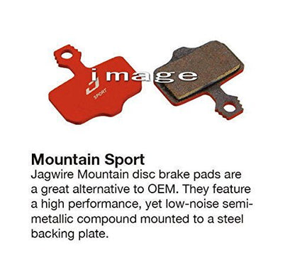 Jagwire Aur-Sub-E Sub Mountain Sport Disc Pad Tko Vol - Red1