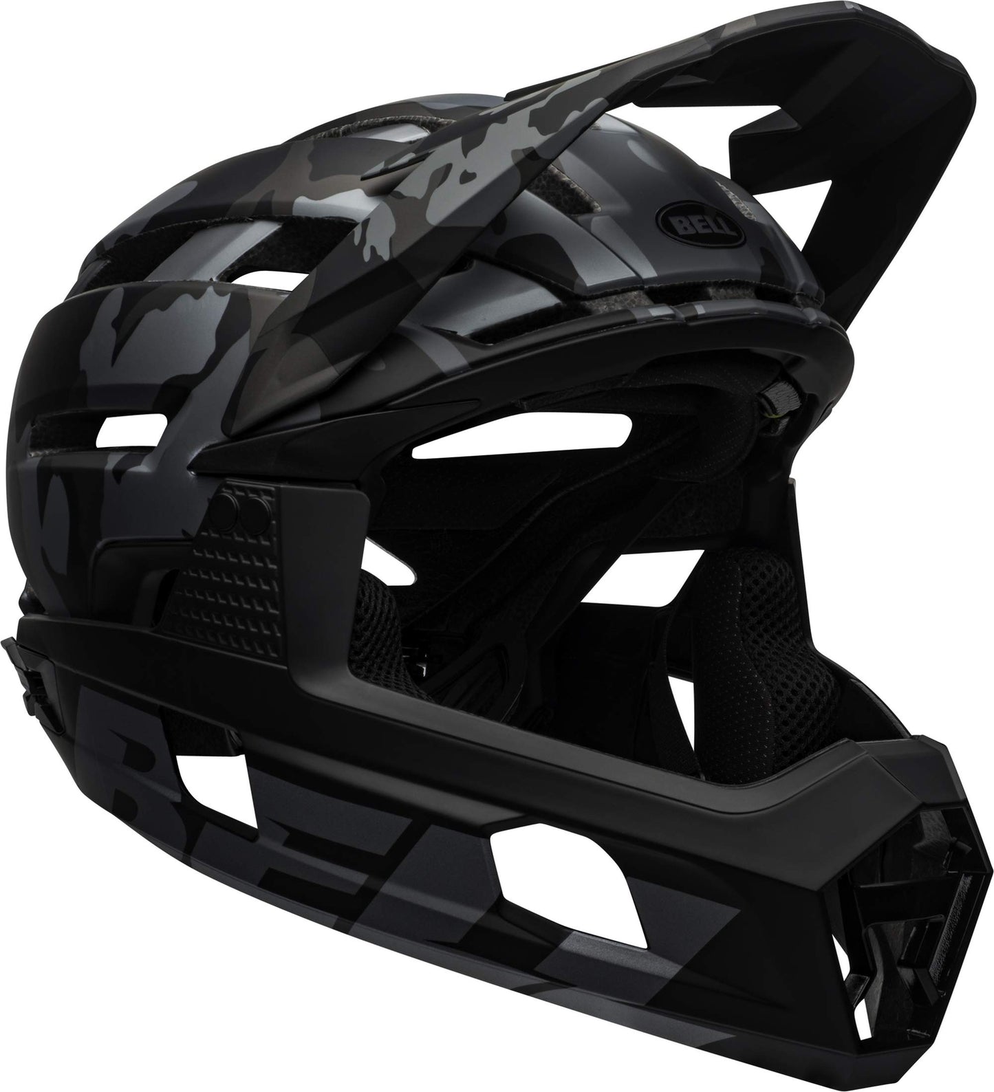 BELL Super Air R MIPS Adult Mountain Bike Helmet - Matte/Gloss Black Camo, Small1