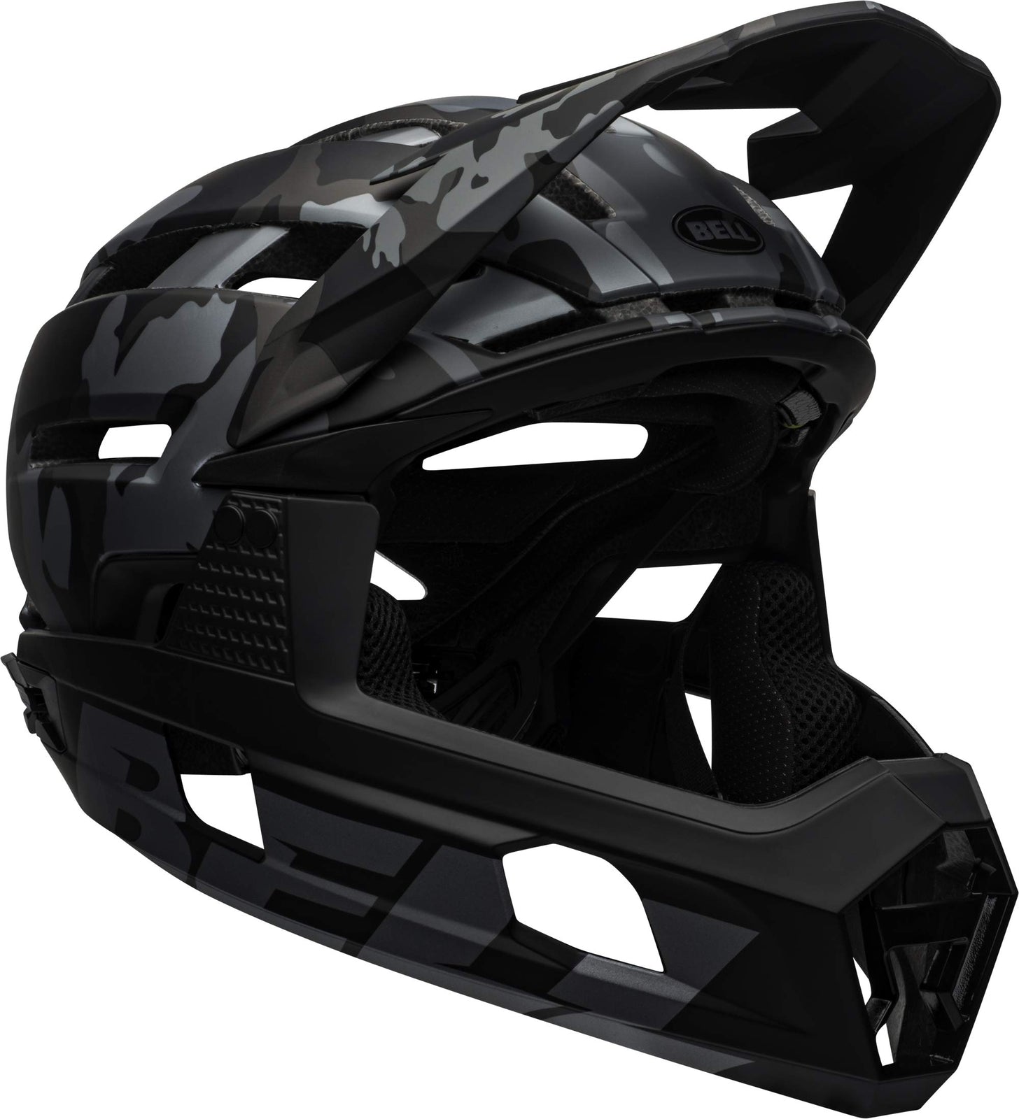 BELL Super Air R MIPS Adult Mountain Bike Helmet - Matte/Gloss Black Camo, Small1