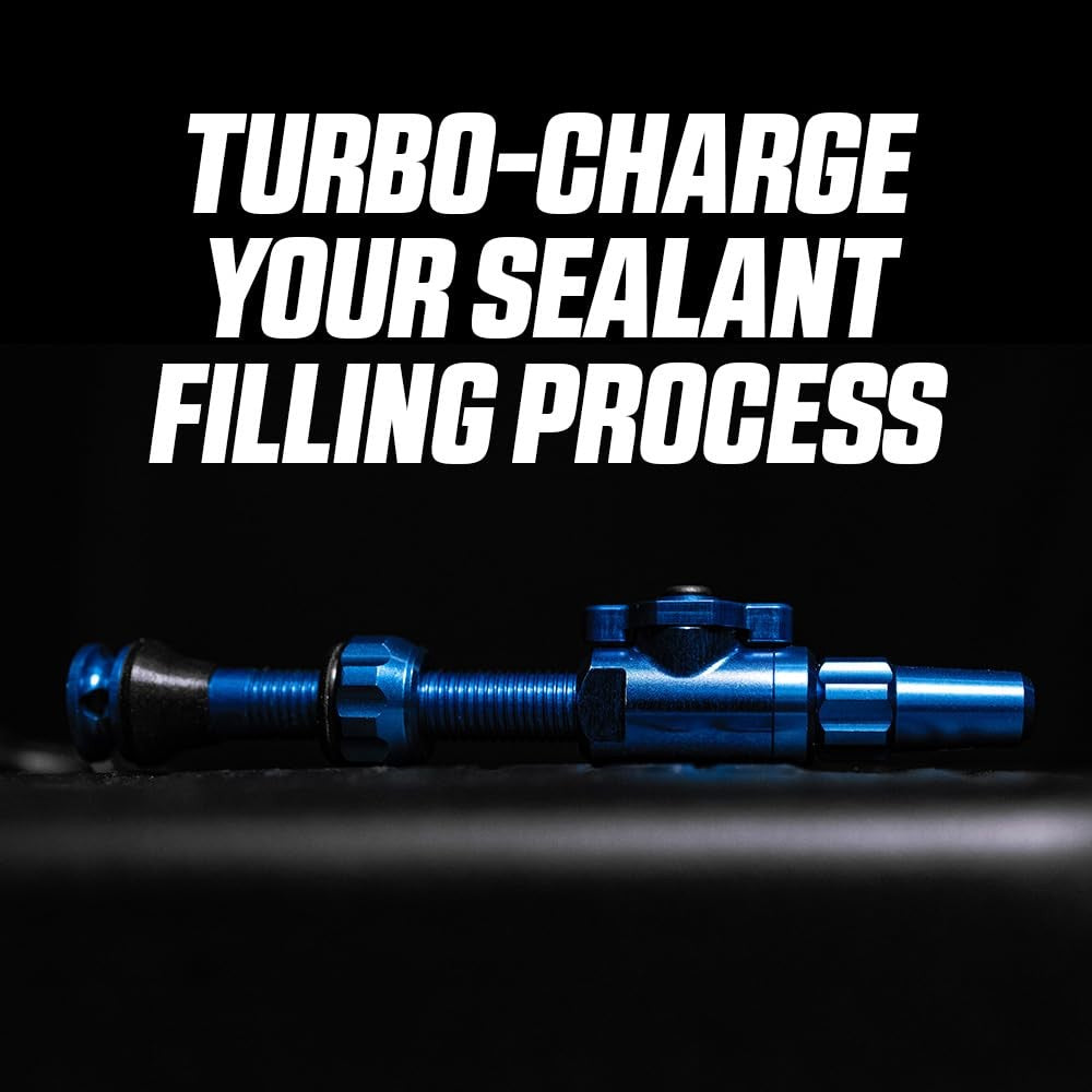 Muc-Off Big Bore Lite Tubeless Valves, Black 35mm - Precision Engineered Dust5