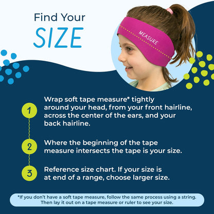 Earvolution Ear Band-It Original Swimming Headband for Kids/Adults - Invented by5