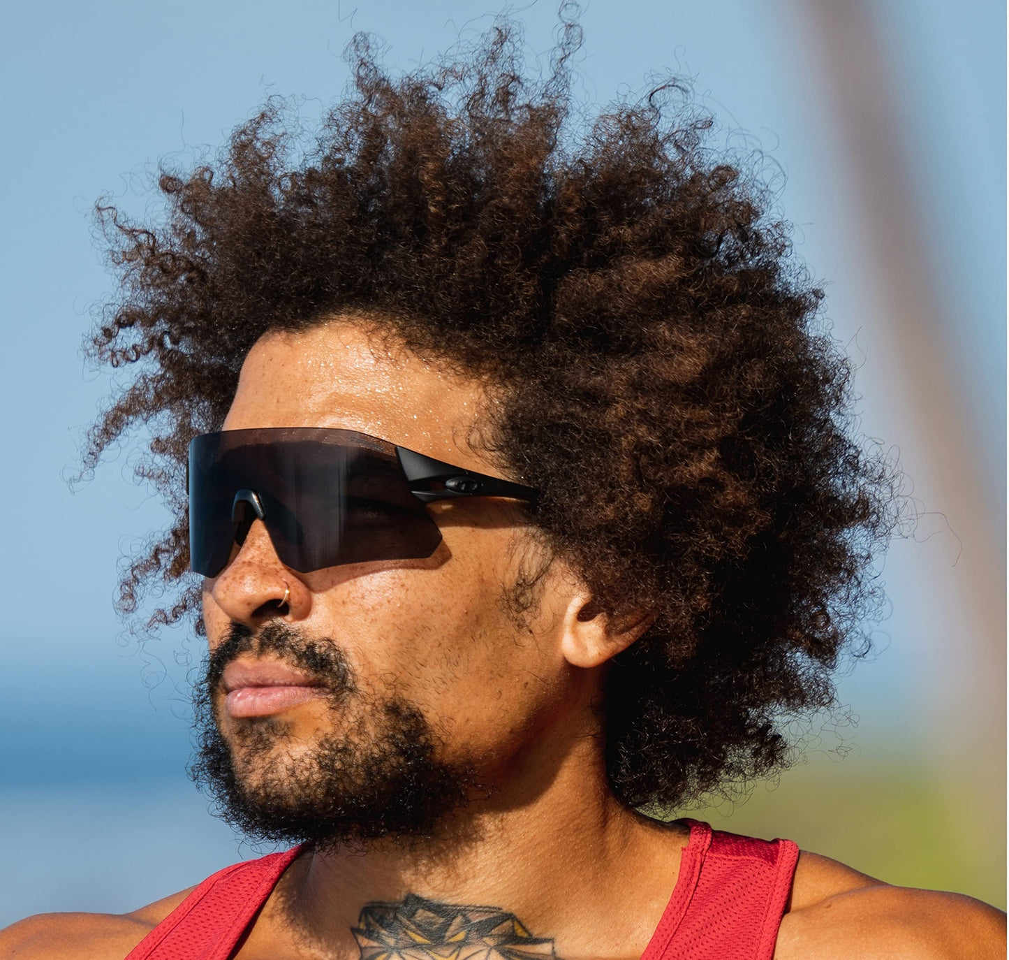 Tifosi Optics Rail Sunglasses (Astral Blue (Clarion Blue/AC Red/Clear))2