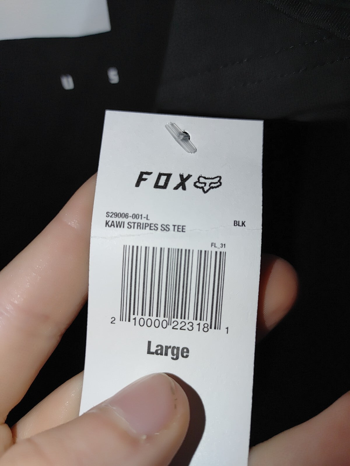 Fox Racing "Kawi Stripes" Short Sleeve Tee (Black) T-Shirt2