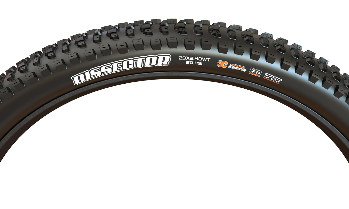 Maxxis Dissector - 3C MaxxTerra - 29 EXO, EXO+, DD - E25 Rating, Tubeless | Troy2