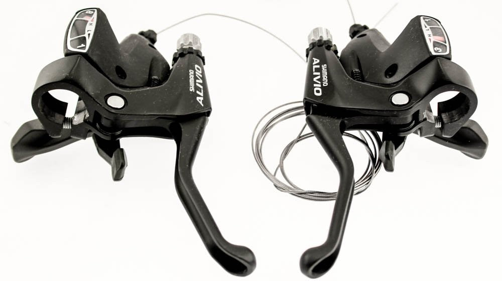 Shimano ST-M410 Alivio Bicycle Shifter/Brake Lever Set (8-Speed, Black)2