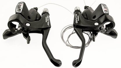 Shimano ST-M410 Alivio Bicycle Shifter/Brake Lever Set (8-Speed, Black)2
