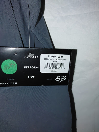 Fox Mens Essex Volley Solid Shorts Gray Medium2