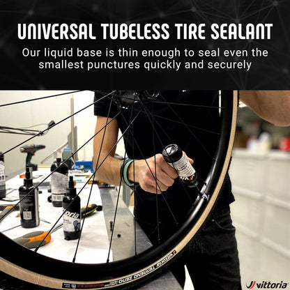 Vittoria Universal Tubeless Tire Sealant - Tubeless Bike Tire Sealant - Ammonia4