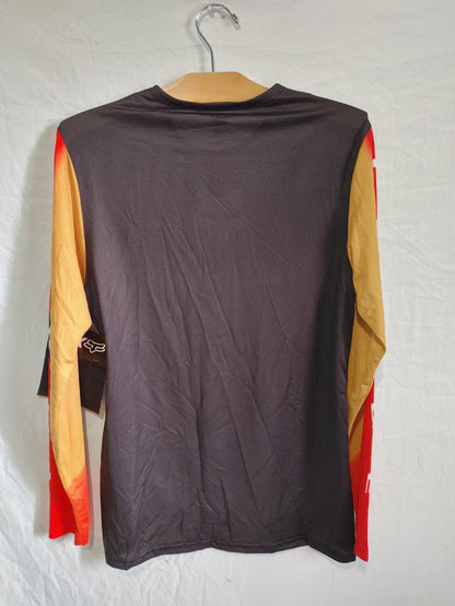 Fox Racing Men's Flexair Nova Long Sleeve MTB Jersey Medium Black 31013-018-M1