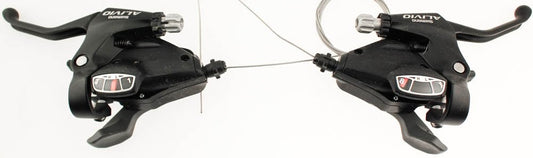 Shimano ST-M410 Alivio Bicycle Shifter/Brake Lever Set (8-Speed, Black)0