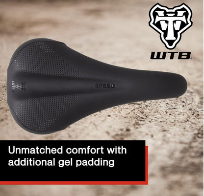 WTB Speed Comfort Bike Saddle, Shock Absorbing Saddle, Dual Compound Soft Shell4