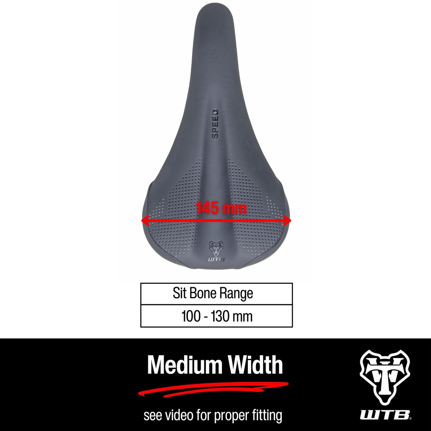 WTB Speed Comfort Bike Saddle, Shock Absorbing Saddle, Dual Compound Soft Shell3