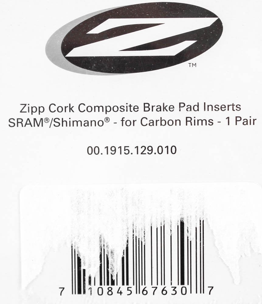 Zipp Tangente Cork Composite Brake Pad Carbon, Shimano/SRAM1