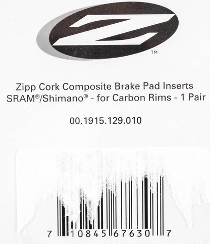 Zipp Tangente Cork Composite Brake Pad Carbon, Shimano/SRAM1