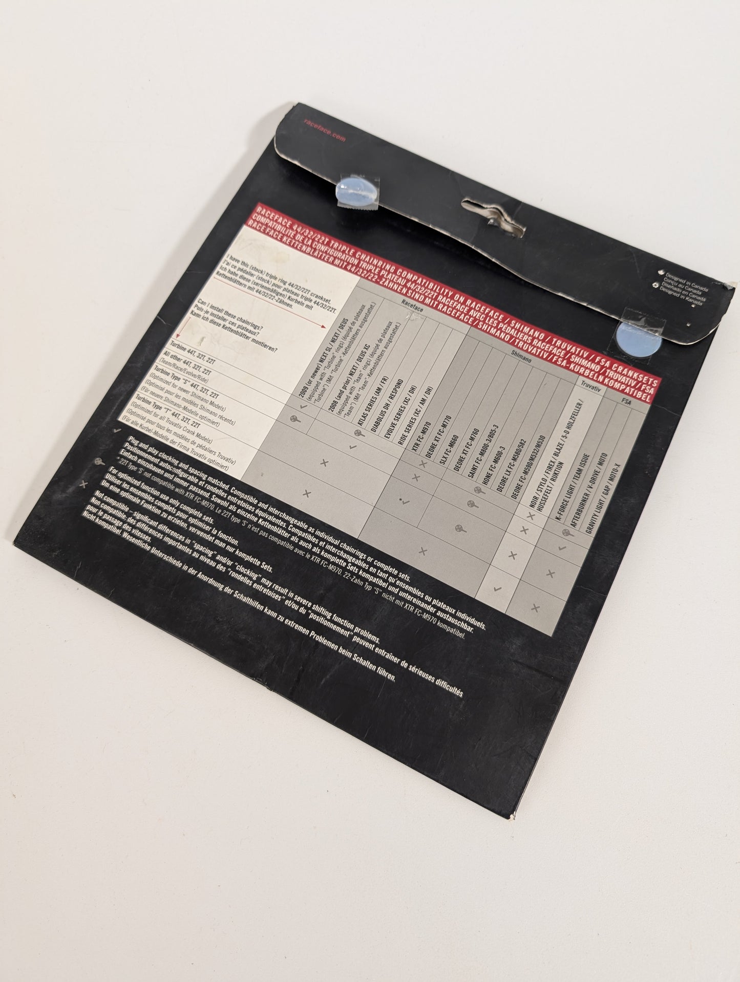 RaceFace Team 44x104 bcd Chainring, Black