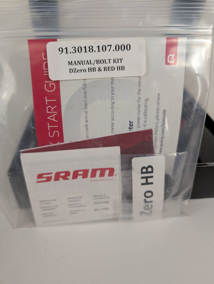 Quarq DZero PowerMeter Crank Spider Assembly, 8-bolt, Hidden bolt, 110mm BCD