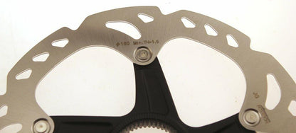 ROTOR FOR DISC-BRAKE, SM-RT81-SS 140MM, W/LOCK RING