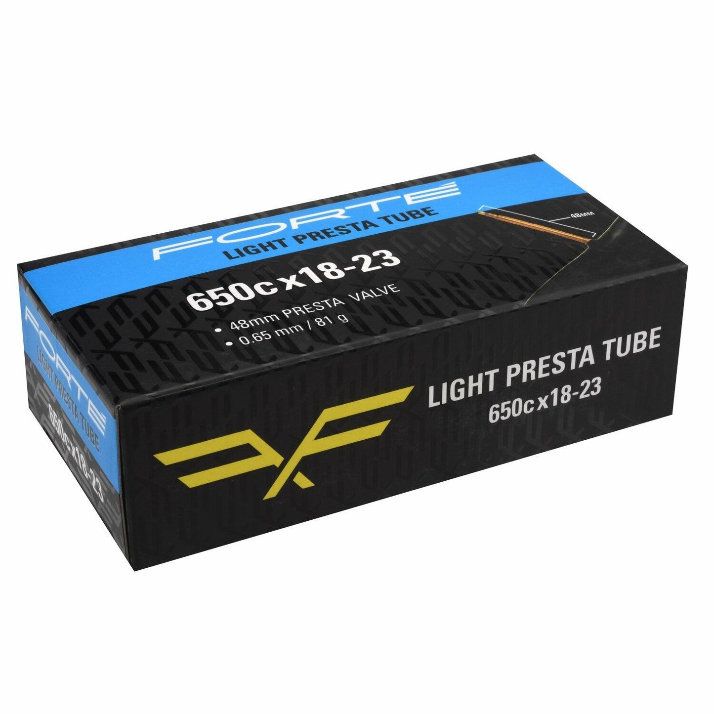 PAIR Forte Light Presta Tube 650c x 18-23 Null Null Set of two