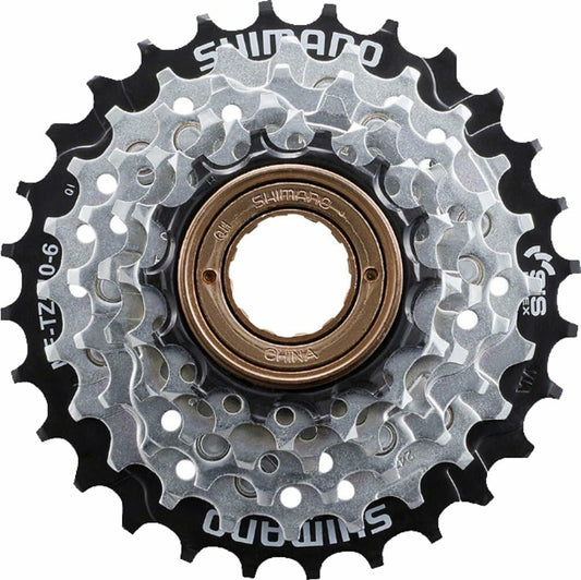 Shimano 6-Speed Freewheel Replacement Cluster - MF-TZ510-14-28 - EMFTZ5106428CP