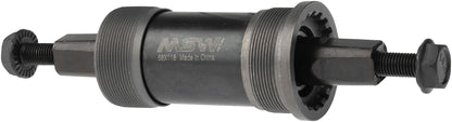 WSM MSW Bike Square Taper JIS Bottom Bracket, English Frame Interface, 68 x