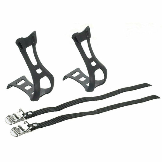 Dimension Toe Clip and Strap Set MD Black