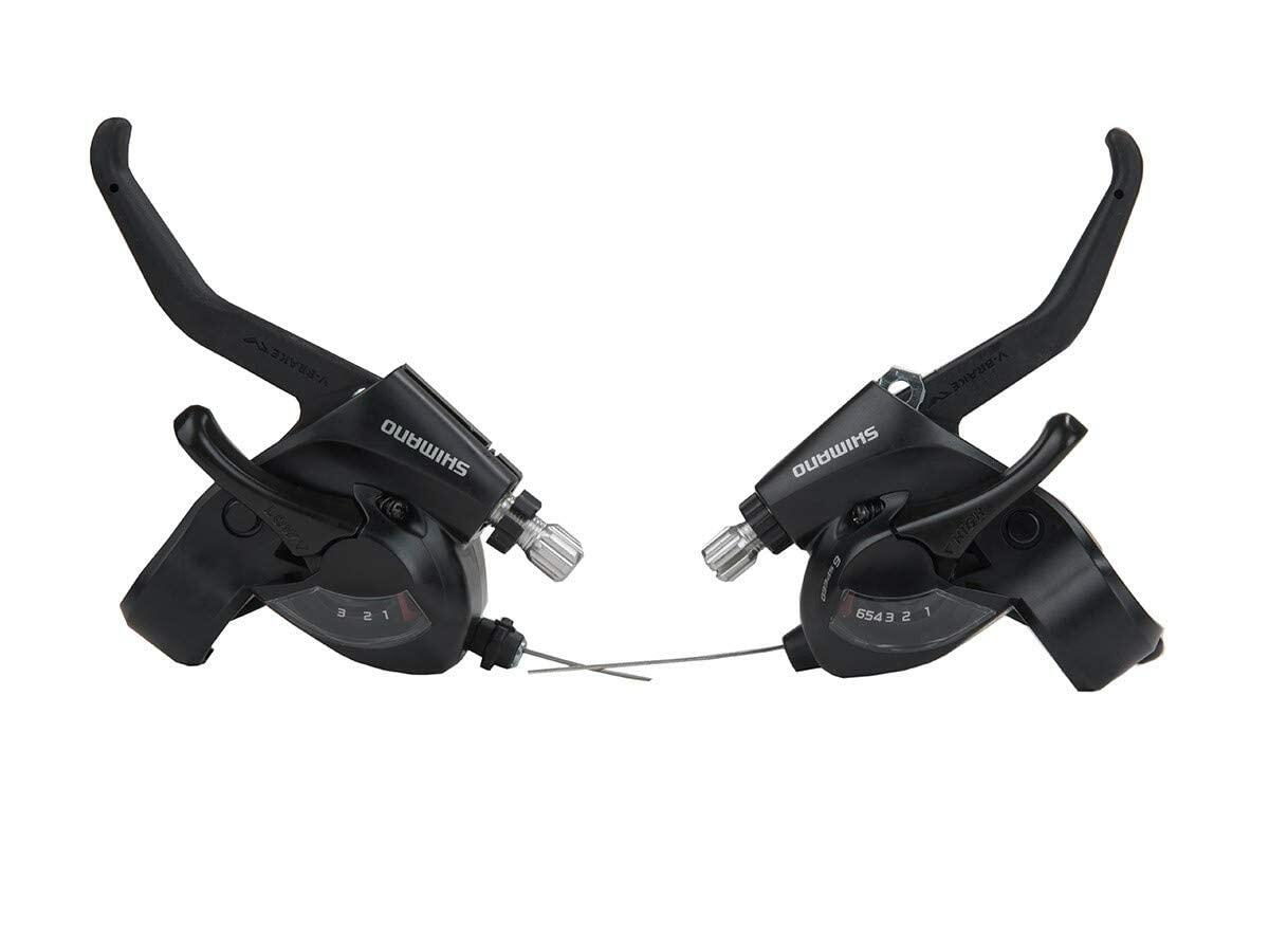 Shimano Shift/Brake Lever, Set, ST-EF413X7-SPEED, EZ-FIRE PLUS2F-STEEL/RESIN,