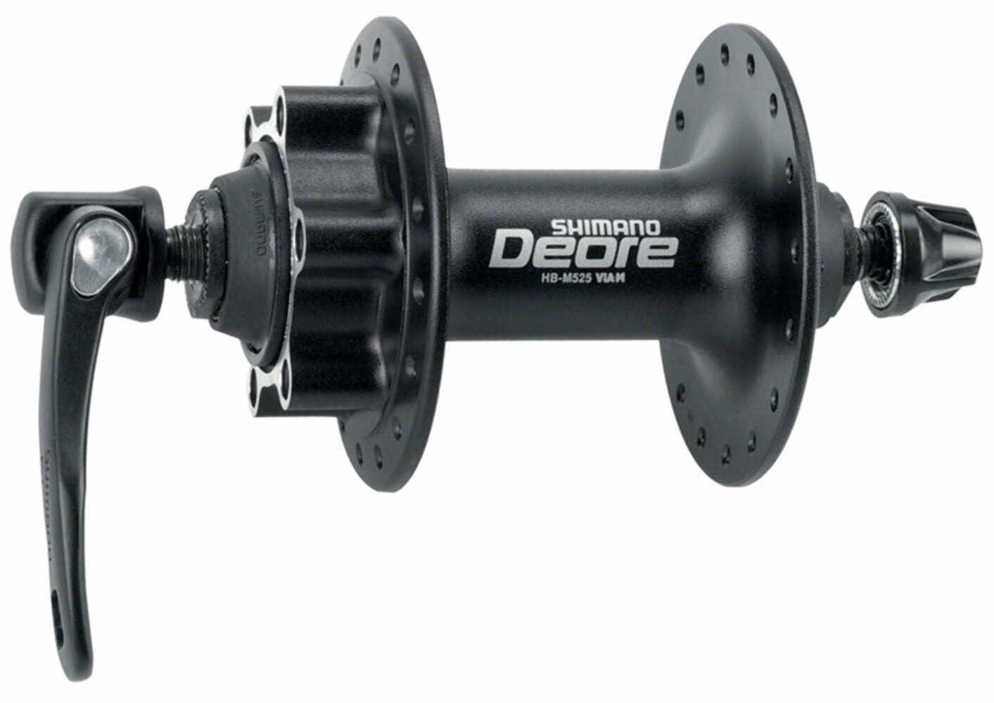 Deore M525A 32 hole Front Disc Hub Black