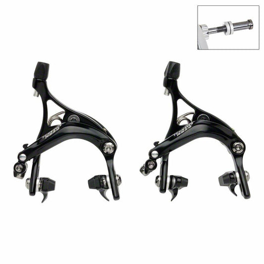 Tektro R539 Long Reach Road Brake Set, Dual Pivot, Black