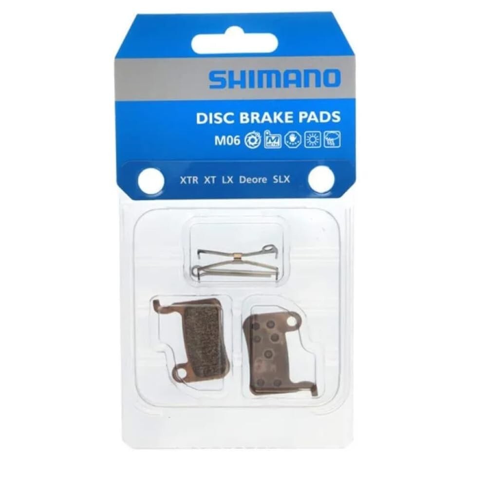 Shimano M06 Disc Brake Pads - Metal Pad/Steel Plate