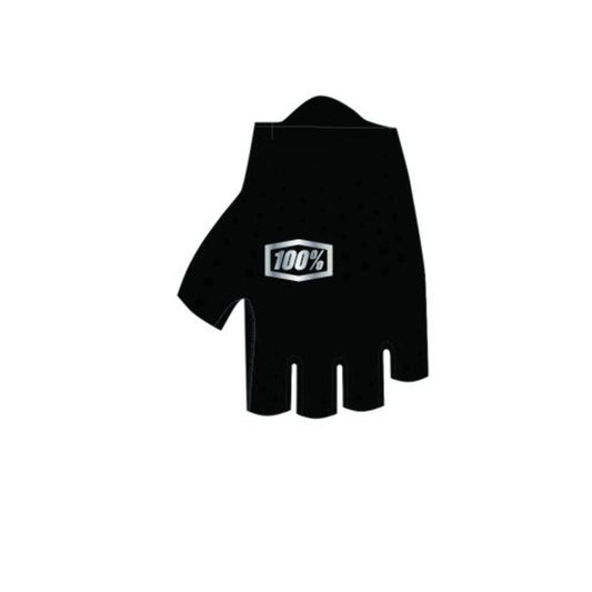 100% MTB Sling Short Finger Gloves - Black