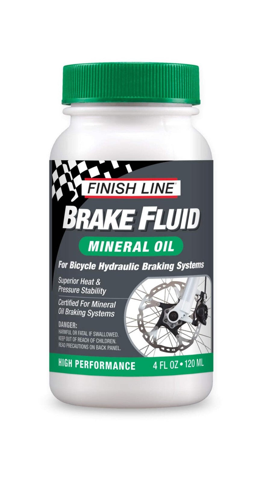 Finish Line Mineral Oil Bicycle Brake Fluid – Low Viscosity Hydraulic Disc Brake