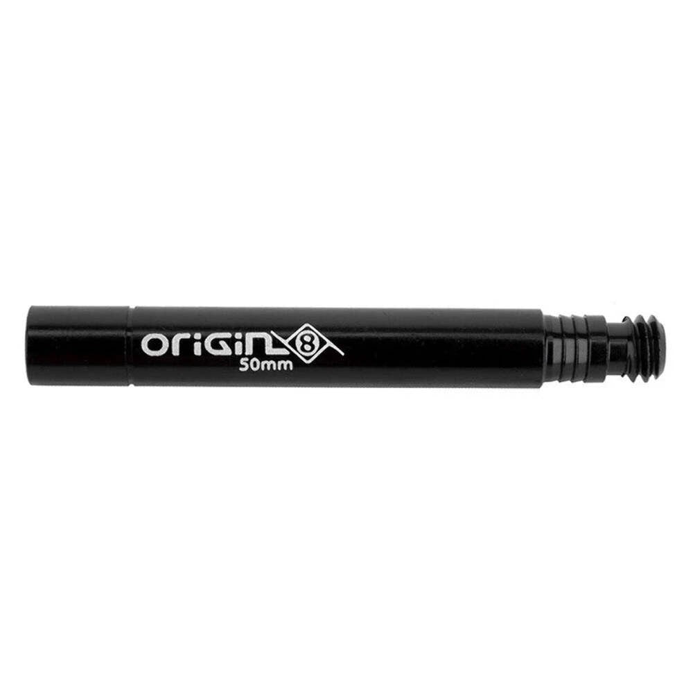 Origin-8 External Valve Extender Valve Extension Pv External 50mm Bk Aly Pair